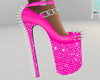 Hot Pink Spike Heels