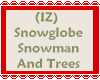 (IZ) Snowglobe Snowman 