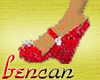 BnC Vivian Shoe red