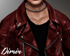 Leather Jacket Red