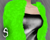 L* Green Fur Coat