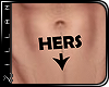 ℒ. "Hers" tattoo