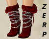 [Z] Red Chain Boots