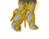 YELLOW GOYARD HEELS