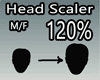 Scaler Head 120% M/F