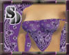 purple  bandana top