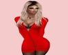 Red Sweater Dress Sybil