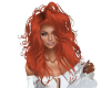 Red curly hair