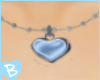 ~BZ~ Teal Heart Necklace