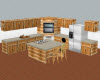 Cabin lodge kitchen set