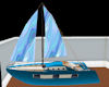 Teal Sailing Yacht