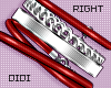 !!D Braces Maroon Right