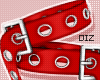 !!D Legs Straps Red L