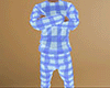 Blue Square Pajamas Full