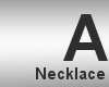 L- Anne necklace black