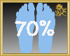 70% Scaler Feet