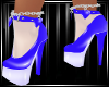 Blue Cabaret Heels
