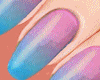 pink-blue pastel nails