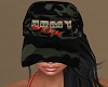 +ARMY GIRL CAP+HAIR+
