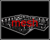 Black and red house mesh