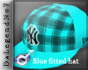 [BE] Blue fitted hat