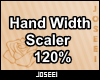 Hand Width Scaler 120%