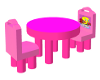 *SID*Pink Table/Chair