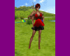 robe rouge et noir