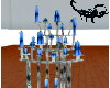 LE~Medieval Blue Candles