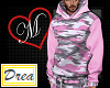 Pink Camo Sweater M