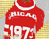 <P>Red Chicago Sweater