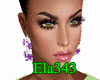 E+Purple Earrings