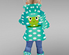 KIDS Aqua Frog Raincoat