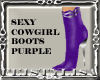 ! S Cowgirl Boots Purple
