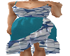 Ocean Blue Wrap Dress