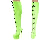 *Lime Lace-up Boots*