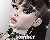 s! milica brown + bangs