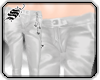 *S Leather White Pants|S