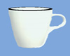 B&W coffee mug
