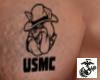 USMC Chesty Pec Tatt