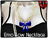K! Emo Bow Necklace = 
