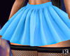 Pleat Skirt DeepSky Blue