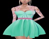 *0 Pink-Mint Lace Dress