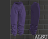 Purple Baggy SweatPants