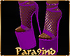 P9)"LK" Purple Heels,