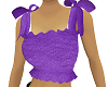 Purple Bow and Ruffles