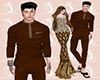 L:Baju Melayu Brown