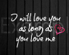 I will love you