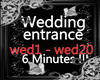 Wedding entrance 