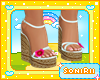 MOM WEDGE SANDALS